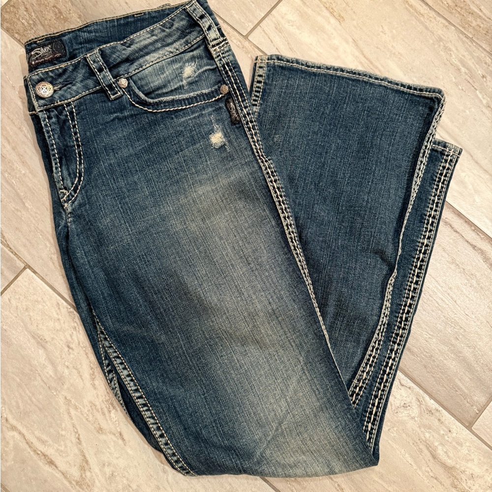 Silver Jeans Women's Boot Cut in Deep Indigo